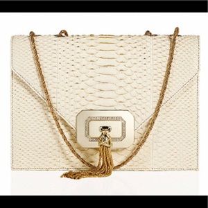 EUC Marchesa Casati Python Bag with Tassel